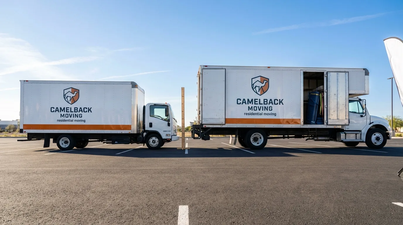 Moving truck size capacity guide in Lake Oswego